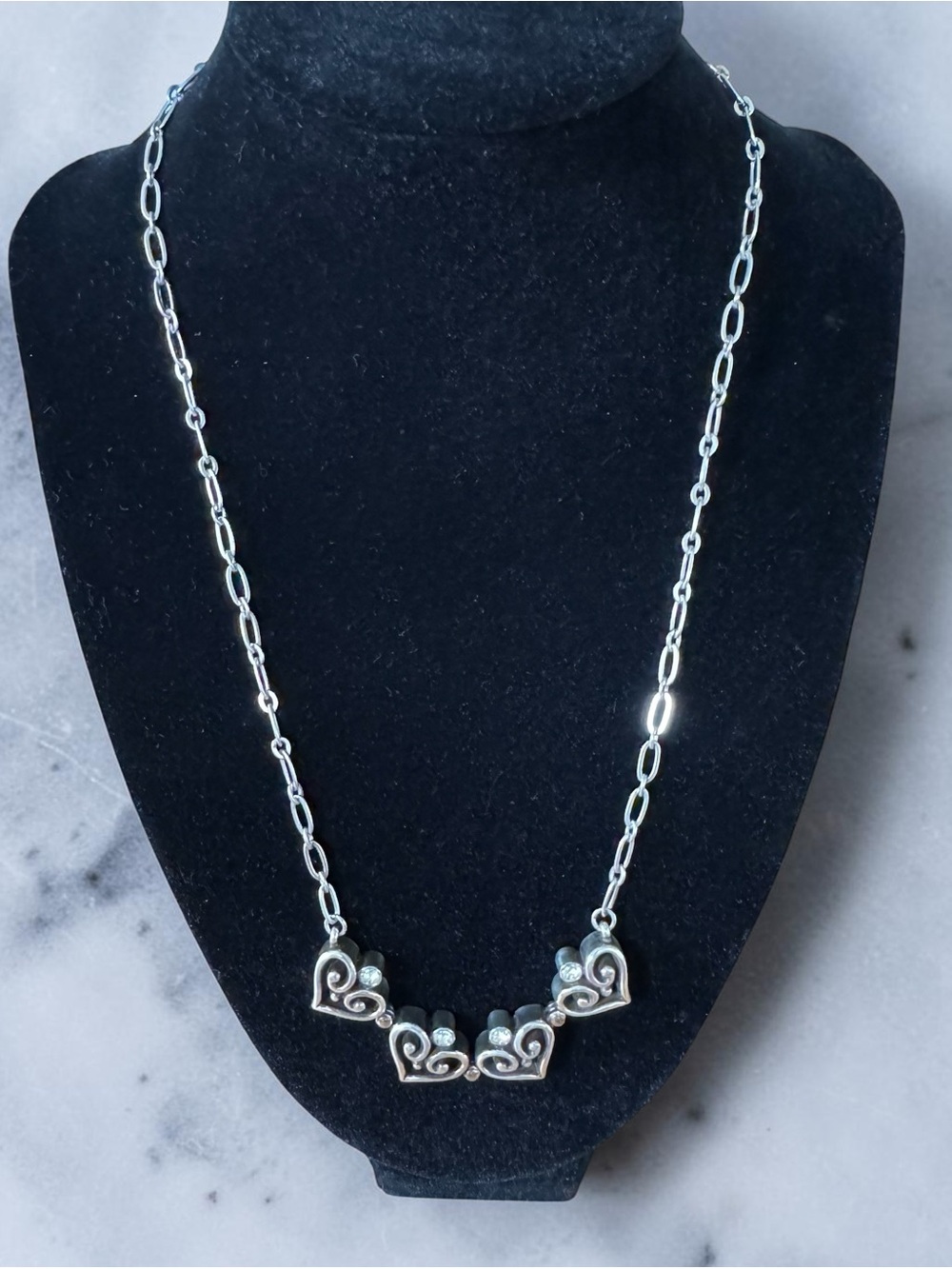 Brighton Alcazar Four Heart Necklace